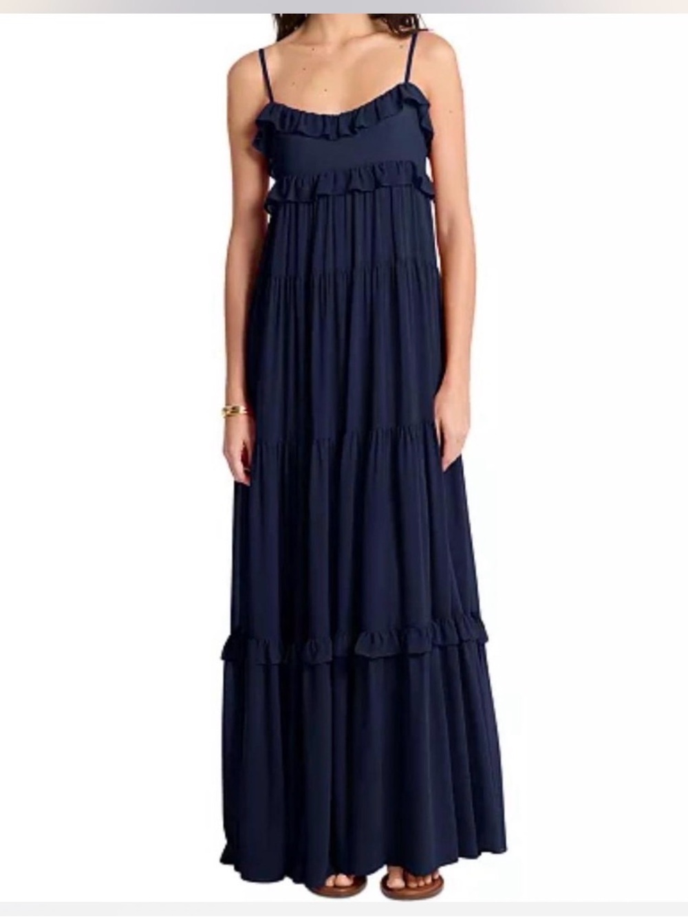 Michael Kors sleeveless Tiered Maxi Dress